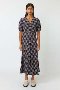 Sylvester 1: SYLVESTER PLAID DRESS-BLACK