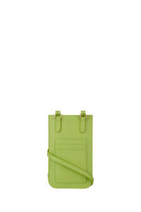Summer 2024: KAREN WALKER FILIGREE PHONE POUCH-LIME