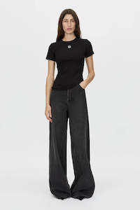 Camilla And Marc: CAMILLA & MARC NORA FITTED TEE-BLACK