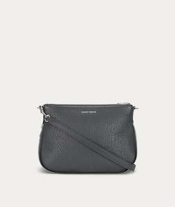 Handbags Wallets: DEADLY PONIES MR GATOR-FLINT BULLE/SILVER