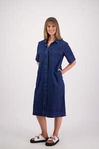 BRIARWOOD SUTTON SHIRT DRESS-DENIM
