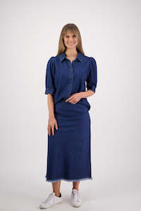 BRIARWOOD SPENCER SKIRT-DENIM