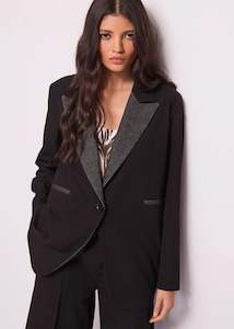 Denny Rose 1: DENNY ROSE SINGLE BREASTED BLAZER