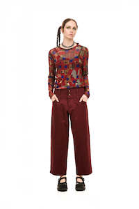 NOMD NOVEL TROUSER-OXBLOOD
