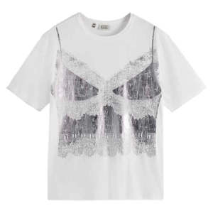 Scotch Soda: SCOTCH & SODA FOIL PRINT LOOSE T-SHIRT