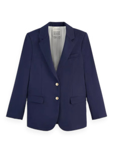 SCOTCH & SODA BOYFRIEND GABARDINE TWILL DRESS