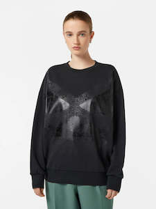 SCOTCH & SODA FOIL PRINT OVERSIZED TEE