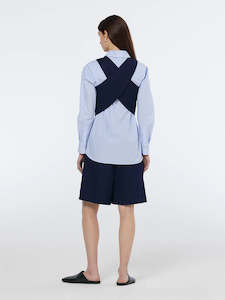 SCOTCH & SODA CROSS BACK TWILL WAISTCOAT