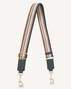 SABEN FEATURE STRAP WEBBING-MULTI TAN