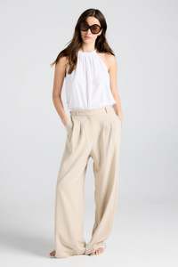 Sun Shades: KAREN WALKER TROUSER-SAND