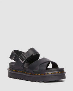 Dr Martens: DR MARTENS VOSS II CROSS STRAP SANDAL.