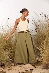 Maud Dainty: MAUD DAINTY INDIANA SKIRT-ARMY