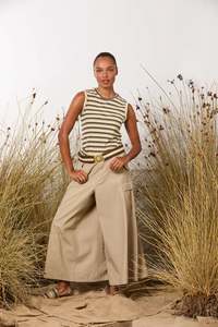 MAUD DAINTY INDIANA SKIRT-SAFARI