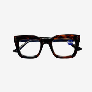 QUEEN OF FOXES READERS-CONTOUR FRAME-TORT BROWN