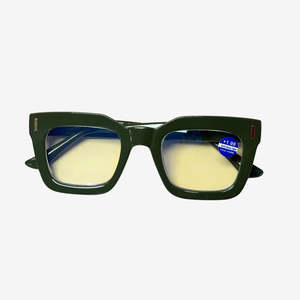 QUEEN OF FOXES READERS-CONTOUR FRAMES-OLIVE