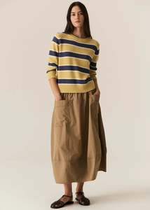 Pol: POL AVRID BUDDLE SKIRT-KHAKI
