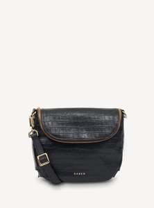 New Arrivals: SABEN FIFI CROSSBODY BAG-BLACK CROC