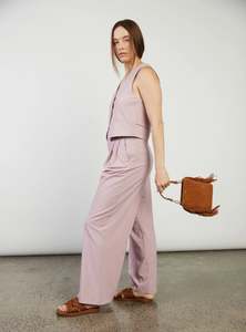 Saben: SABEN COCO MINI BAG-TAN SUEDE & FRINGE