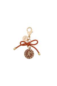 KAREN WALKER SAILOR GIRL CHARM-GOLD/BROWN