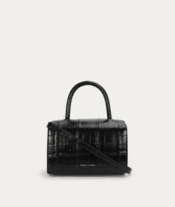 Handbags Wallets: DEADLY PONIES MR JAGGER-BLACK CROC