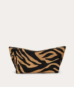 Handbags Wallets: DEADLY PONIES POUCHER GRANDE-ZIGER CALF HAIR