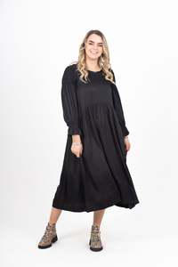 BRIARWOOD CHESTER DRESS-BLACK