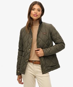 SUPERDRY CORD TRIMMED LINER JACKET-KHAKI