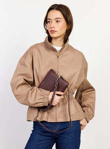 SABEN TILLY'S BIG SIS CROSSBODY BAG-ESPRESSO