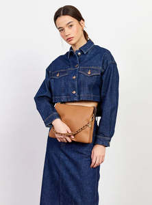 Saben: SABEN MATILDA CROSSBODY-TOFFEE + TONAL CHAIN