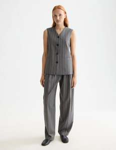 Pants: SCOTCH & SODA QUINN PINSTRIPE PANT