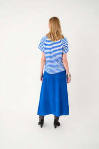 Lollys Laundry: LOLLYS LAUDRY UNA MAXI SKIRT-NEON BLUE