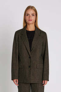 RUE DE FEMME ELLY BLAZER-BROWN SUGAR