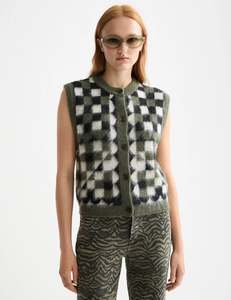 Scotch Soda: SCOTCH & SODA FUZZY JACQUARD SPENCER-THYME