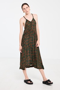 Spring 2025: SALASAI PLANTATION TEA GOWN-GREEN