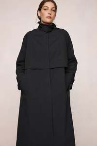 MARLE ANGELO COAT-BLACK