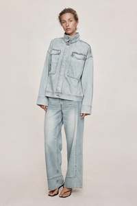 Marle: MARLE FARRIN JACKET-FADED BLUE