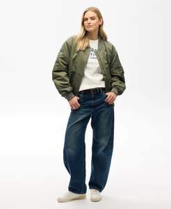 SUPERDRY MA1 BOMBER-DUSTER OLIVE GREEN