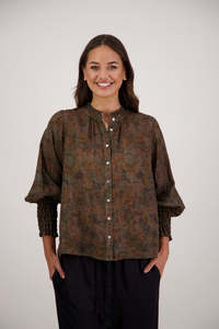 BRIARWOOD RAEWYN BLOUSE-VINTAGE FLORAL