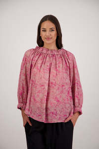 BRIARWOOD ANNABELLA TOP-PINK FLORAL