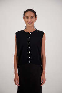 Briarwood: BRIARWOOD FIFI VEST-BLACK