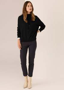 POL ROWAN DRAWCORD KNIT-BLACK