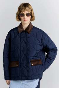 KAREN WALKER RIDGE JACKET-NAVY