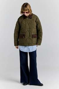 Sun Shades: KAREN WALKER RIDGE JACKET-DARK OLIVE