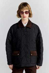 KAREN WALKER RIDGE JACKET-BLACK