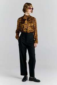 KAREN WALKER DARK MATTER TROUSERS-BLACK