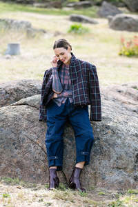 Pants: MAUD DAINTY TRUCKER-DENIM/DENIM