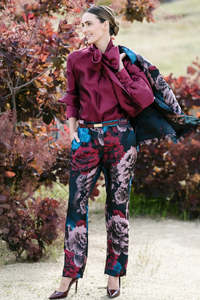 MAUD DAINTY DARLING PANTS-MIDNIGHT ROSES