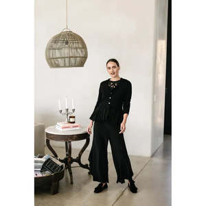 Maud Dainty: MAUD DAINTY ETNA TOP-BLACK