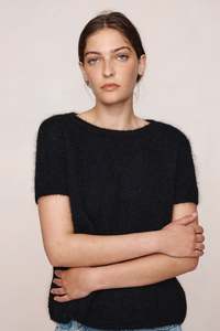 Marle: MARLE ASTER TOP-BLACK