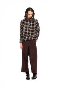 Winter 2026: NOMD LINE DANCE SHIRT-BLACK/BROWN